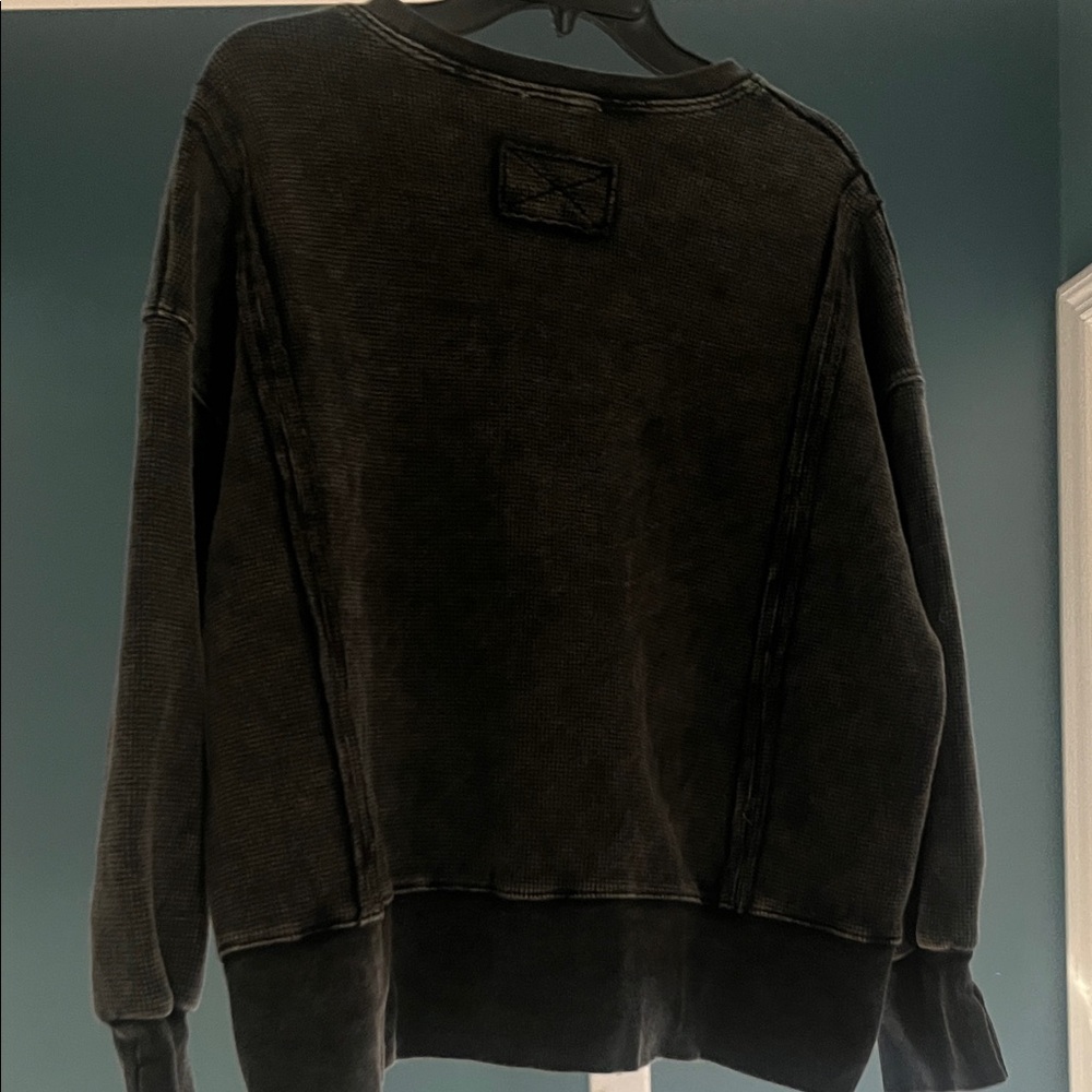 Black Thermal Pullover Sweater - image 6